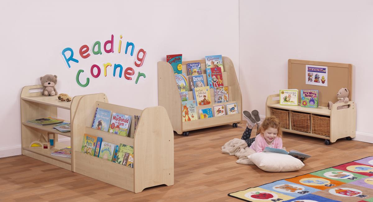 Inspirational Nurseries - Wooden book storage