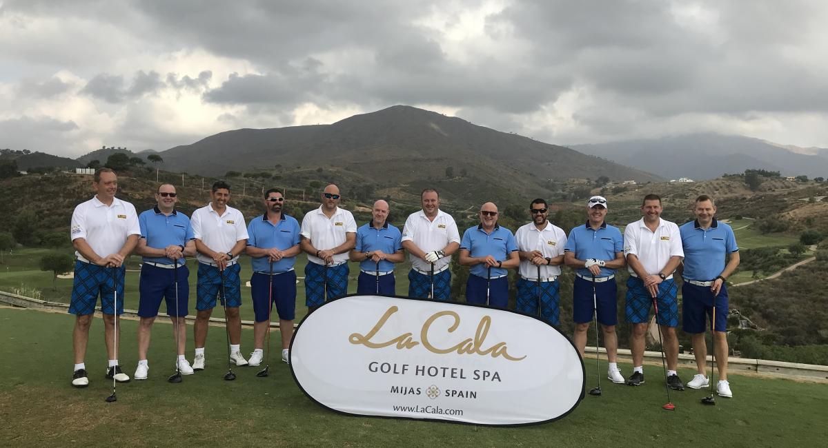 Team MACOI jets off for annual golf tournament at La Calla in Spain.