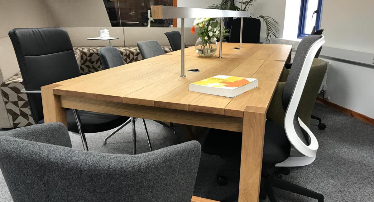 Orangebox - Library Table finished in solid Oak