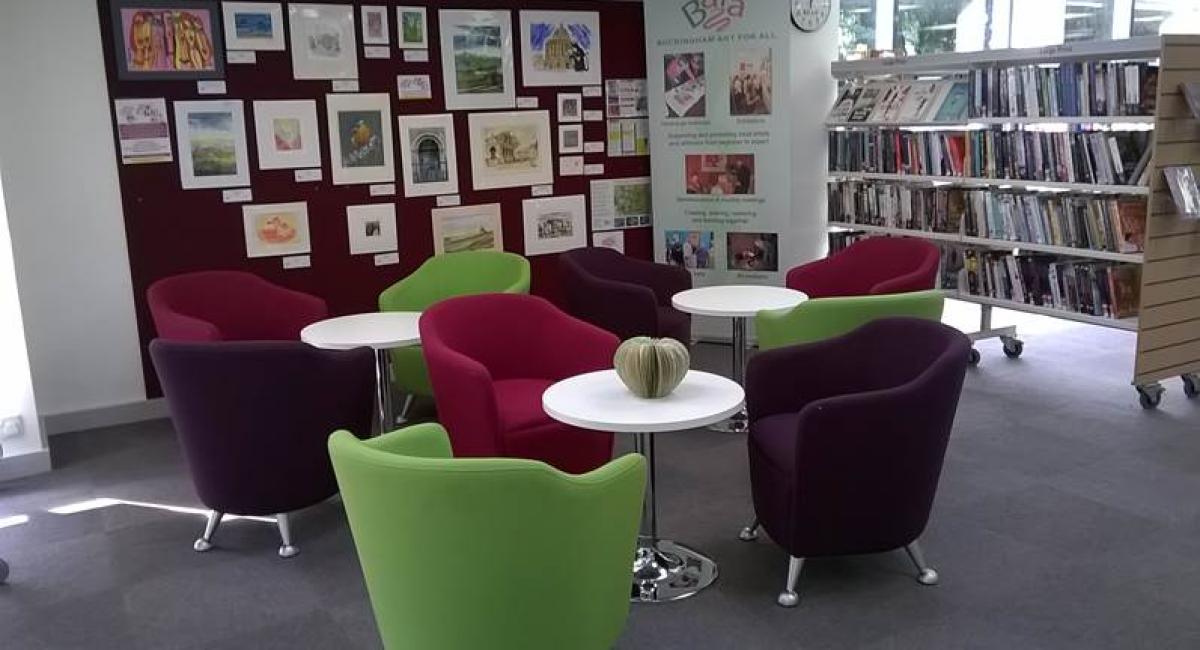 Buckingham Library shelving and loose furniture refurbishment