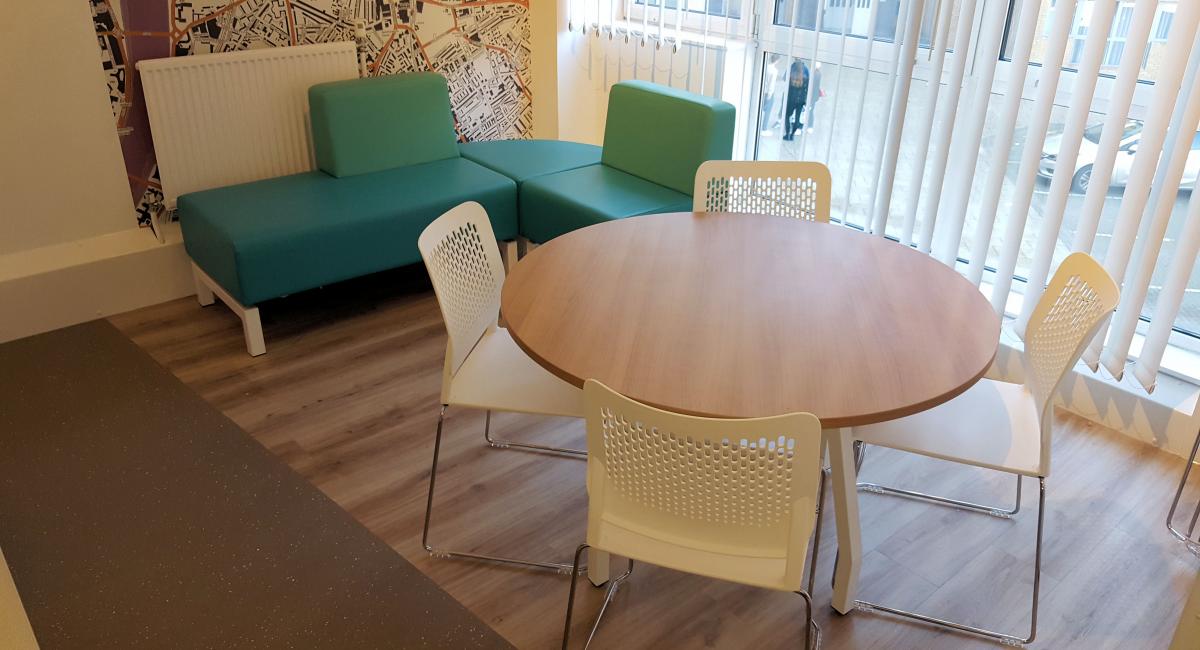 London Southbank University - Residential Furniture Refurbishment - Communal Kitchen Area