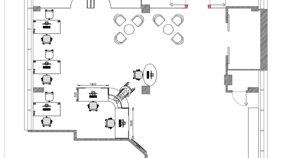 North Hertfordshire District Council  - office design plan.