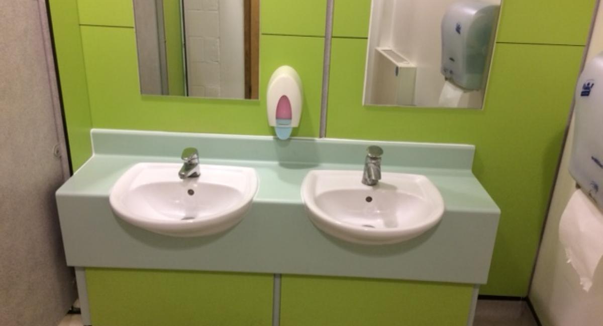 Pinnacle PSG - Penn Wood Primary and Nursery School, Slough - Vanity Unit Refurbishment